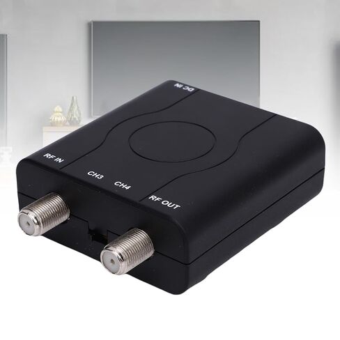 HDMI to RF Modulator, VHF Coaxial Converter with PAL NTSC Format and HDCP 1.4, Audio Video Converter for Home TV in Saudi Arabia