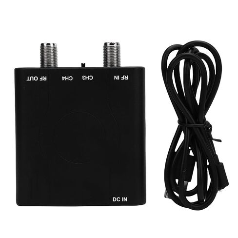 HDMI to RF Modulator, VHF Coaxial Converter with PAL NTSC Format and HDCP 1.4, Audio Video Converter for Home TV in Saudi Arabia