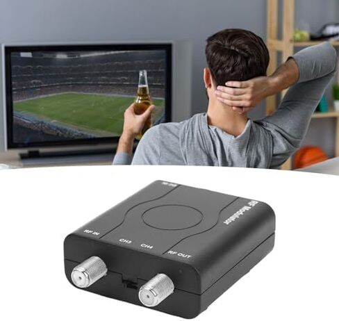 محول HDMI RF المغير، VHF RF المغير HDMI محول محوري، 1080P PLL التحكم في تردد التشغيل VHF RFModulator لوحدة تحكم ألعاب التلفزيون المنزلية in Kuwait