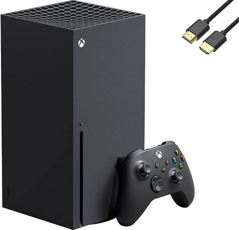 Microsoft Xbox Series X 1TB - Backward Compatible with Thousands of Games, Ultra High Speed HDMI, The Fast, True 4K Gaming with U Deal HDMI (Renewed) in Saudi Arabia