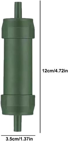 Portable Water Filtration System, 0.01 Micron Purification, Emergency Hiking Camping, Outdoor Activities, Single Unit in Saudi Arabia