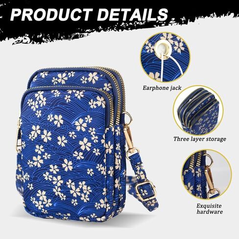 Crossbody Bag for Women Mini Cell Phone Bag Travel Pouch Wallet Small Over Shoulder Purse in Saudi Arabia