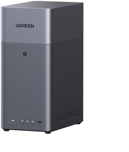 UGREEN NAS DH2300 2-Bay Desktop NAS,Network Attached Storage (Diskless) Bundle Cat 8 Ethernet Cable 10FT, High Speed Braided 40Gbps 2000Mhz Network Cord Cat8 RJ45 LAN Cables in Saudi Arabia