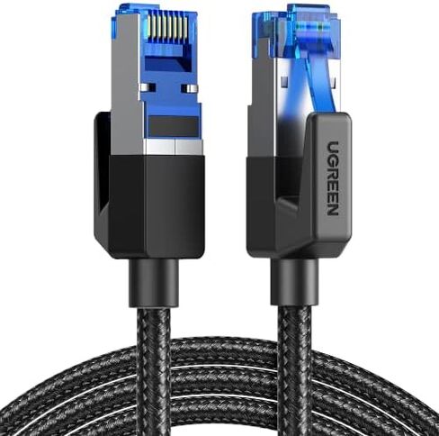 UGREEN NAS DH2300 2-Bay Desktop NAS,Network Attached Storage (Diskless) Bundle Cat 8 Ethernet Cable 10FT, High Speed Braided 40Gbps 2000Mhz Network Cord Cat8 RJ45 LAN Cables in Saudi Arabia