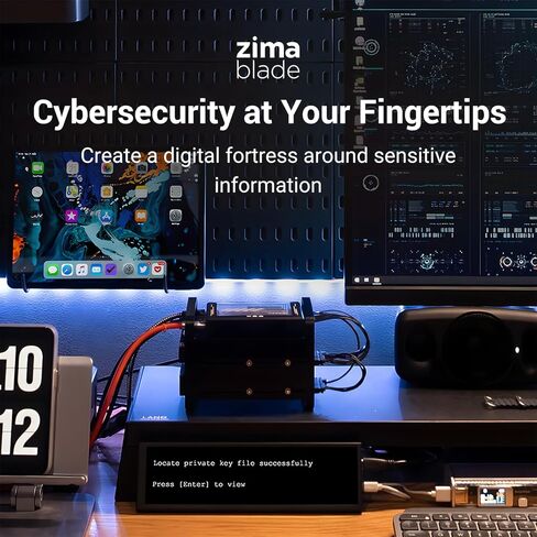 مجموعة ZimaBlade 7700 x86 DIY NAS - خادم منزلي صغير ثنائي الفتحات، معالج Intel رباعي النواة، ذاكرة وصول عشوائي سعتها 16 جيجابايت، توسيع PCIe، نظام CasaOS مثبت مسبقًا، Docker وجاهز للاستضافة الذاتية in Kuwait