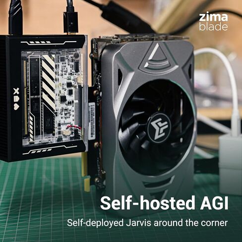 مجموعة ZimaBlade 7700 x86 DIY NAS - خادم منزلي صغير ثنائي الفتحات، معالج Intel رباعي النواة، ذاكرة وصول عشوائي سعتها 16 جيجابايت، توسيع PCIe، نظام CasaOS مثبت مسبقًا، Docker وجاهز للاستضافة الذاتية in Kuwait