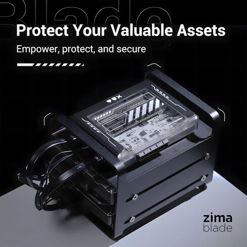 مجموعة ZimaBlade 7700 x86 DIY NAS - خادم منزلي صغير ثنائي الفتحات، معالج Intel رباعي النواة، ذاكرة وصول عشوائي سعتها 16 جيجابايت، توسيع PCIe، نظام CasaOS مثبت مسبقًا، Docker وجاهز للاستضافة الذاتية in Kuwait