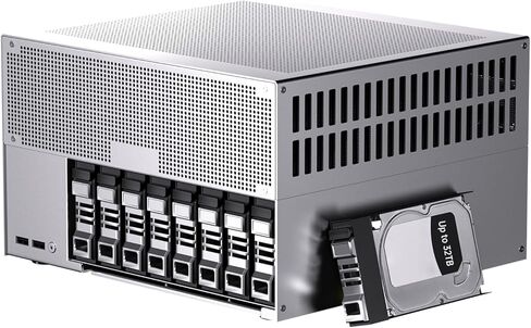 كمبيوتر NAS المكتبي 8 فتحات، 16 نواة AI Ultra 9 285H، 32G LPDDR5X 8400MT/s، 8T SSD، Win-11 pro، 2 x 10Gbps LAN، 2 x M.2 PCIE4.0 فتحات، أربع شاشات، 8k/4k@60 هرتز، يدعم شبكة النظام المزدوج in Kuwait