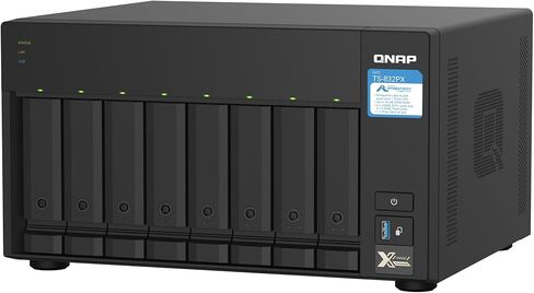 QNAP TS-832PX-4G 8 Bay High-Capacity NAS with 10GbE SFP+ and 2.5GbE in Saudi Arabia