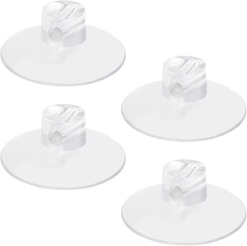 4 Pack Bathroom Shower Caddy Connectors Suction Cups, Heavy Strength Clear Suction Cups Compatible with Zenna Home, Simple Houseware, GeekDigg, Plumboss, Splash Home in Saudi Arabia