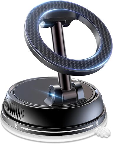 Car Phone Holder for Magsafe,[122+LBS Strongest Suction & 2400gf Magnetic],360° Adjustable,Phone Holders for Your Car,Car Phone Mount,Car Accessories for Your Car/Gym/Mirror Mount for iPhone&Android in Saudi Arabia