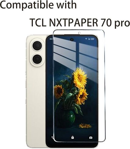 3 Pack Tempered Glass Screen Protectors Compatible with TCL Nxtpaper 70 Pro, Anti Scratch, Bubble Free, 9H Hardness in Saudi Arabia