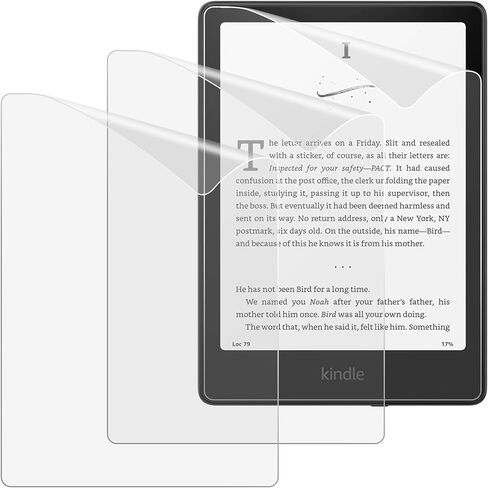 MoKo 3 Pack Screen Protector for 7" Kindle Paperwhite 12th Generation 2024 & Kindle Colorsoft Signature Edition,for Kobo Aura 2-Anti Glare Premium PET Protective Film Matte Screen Protector in Saudi Arabia