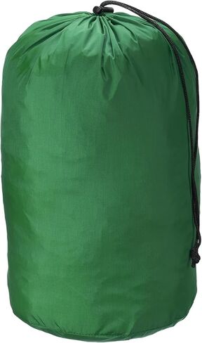 Stuff Sack, 9 x 16 Inch Waterproof Outdoor Storage Sack Ultralight Drawstring Dust Flap Bag for Camping, Green in Saudi Arabia