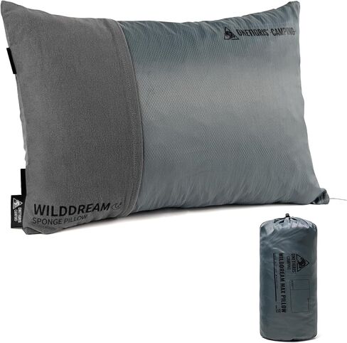 ONETIGRIS Wilddream Camping Pillow, Shredded Small Memory Foam Pillow, Compact, Easy Clean, Comfortable for Backpacking, Travel, and Car Trips, 4 Season Use in Saudi Arabia