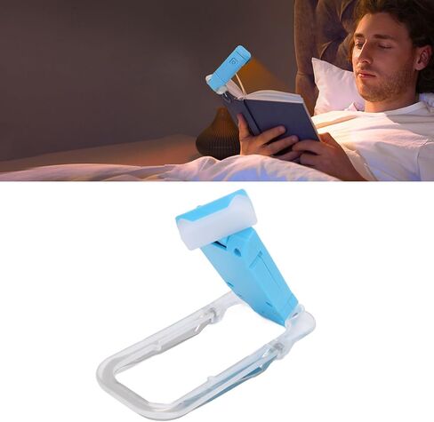 ZJchao USB Rechargeable On Book Light 350 Flexible Gooseneck with Sturdy for Reading in Bed Music Sheet Tablet in Saudi Arabia