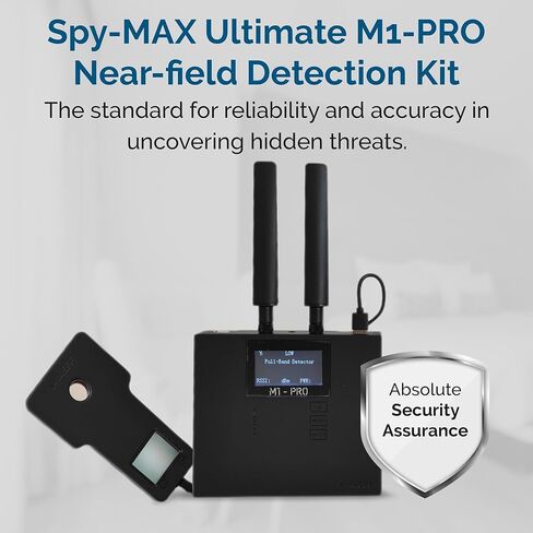 MEFF M1-PRO مجموعة أدوات الكشف عن المجال القريب الاحترافية الكل في واحد - كاشف إشارة 0-20 جيجا هرتز للأجهزة المخفية وأجهزة تتبع نظام تحديد المواقع العالمي (GPS) وإشارات المراقبة اللاسلكية in Kuwait