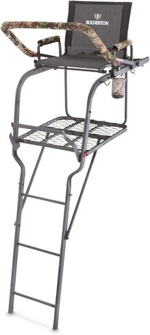Bolderton 22’ Tree Stand with Grizzly Grip Safety System, Ladder Stands for Deer Hunting in Saudi Arabia