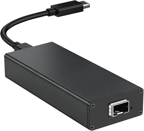 USB4 Type C to SFP+ 10G Network Card with Intel JHL7440 Chip & 82599EN 10G Optical Port,Compatible with Thunderbolt 3/4,Plug & Play 10Gb SFP+ Ethernet Adapter Support Win10/11/MacOS/Linux in Saudi Arabia