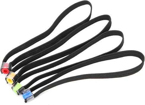 Tippet Rings 4Pcs, Elastic Fabric Fishing Tippet Spool Ring, Lightweight Fly Fishing Tippets Holder Easy Carry, Suitable for Many Kinds of Fishing Line, Long 3.35in in Saudi Arabia