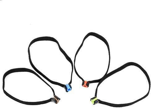Tippet Rings 4Pcs, Elastic Fabric Fishing Tippet Spool Ring, Lightweight Fly Fishing Tippets Holder Easy Carry, Suitable for Many Kinds of Fishing Line, Long 3.35in in Saudi Arabia