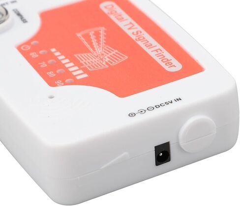 TV Signal Finder, Portable LED Display Signal Strength Meter with Compass, for T2 Antenna Satellite Receiver Tuning 40-862MHz in Saudi Arabia