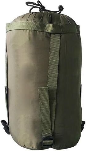 Compression Stuff Sack for Camping and Hiking Outdoor Bag Storage Sack Silicon Coated Nylon with Reinforced Seams and Drawstring Closure(Orange) in Saudi Arabia