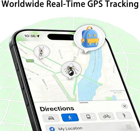 4 عبوات من علامات التعقب [معتمدة من Apple MFi] تعمل مع Apple Find My (iOS فقط) علامات بلوتوث الذكية مفتاح البحث عن العناصر المقاومة للماء وتتبع البطارية القابلة للاستبدال في جميع أنحاء العالم لمحفظة الحيوانات الأليفة وحقيبة الظهر والكلاب والأمتعة in Kuwait