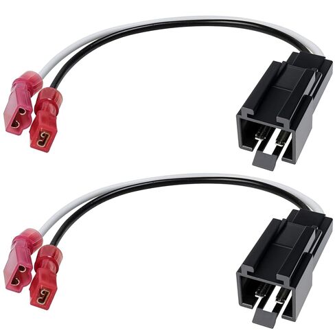 Speaker Wiring Harness Adapter Compatible with 97-06 Jeep Wrangler TJ,Dodge RAM Avenger Caravan 98-07,Chrysler Voyager Sebring 95-04,72-6512 Car Door Speaker Wire Harness Connector Kit in Saudi Arabia