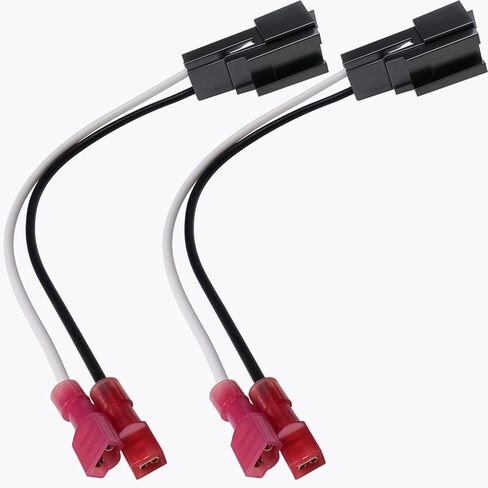 Speaker Wiring Harness Adapter Compatible with 97-06 Jeep Wrangler TJ,Dodge RAM Avenger Caravan 98-07,Chrysler Voyager Sebring 95-04,72-6512 Car Door Speaker Wire Harness Connector Kit in Saudi Arabia