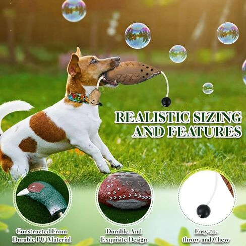 3 Pcs Duck Dummy Bumper Toys for Dog Training Retriever Training Floating Fowl Pheasant Hunting Duck Recognition Trainers(Ducks Pigeon Chicken) in Saudi Arabia
