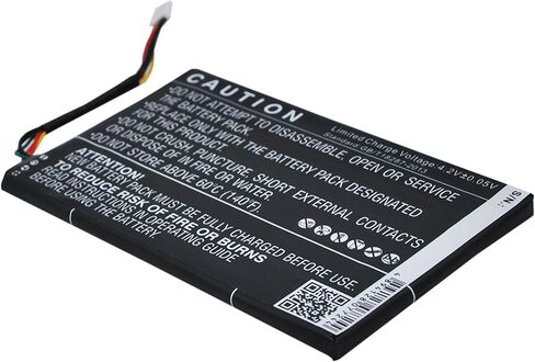 بطارية بديلة XSP لجهاز BarnesN0ble Simple Touch 6 بوصة، N00K Simple Touch، BNTV350، BNRV300 PN MLP305787، DR-NK03، S11ND018A in Kuwait