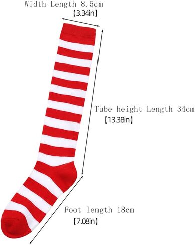 Striped Knee High Socks for Womens Outdoor Athletic Sports Tube Socks Tall Stockings in Saudi Arabia