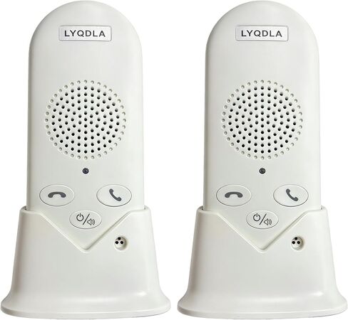Wireless Intercom System for Home, Long Range 2-Way Voice Intercom for Room-to-Room Communication, Portable Intercoms for Seniors, Home, Office (2-Pack) in Saudi Arabia