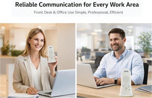 Wireless Intercom System for Home, Long Range 2-Way Voice Intercom for Room-to-Room Communication, Portable Intercoms for Seniors, Home, Office (2-Pack) in Saudi Arabia