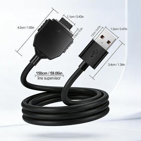 VMC-MD1 Cable - USB Data, Compatible with Sony Cyber-Shot DSC Cameras (T-Series, W-Series, H-Series, P-Series, N1, N2) in Saudi Arabia