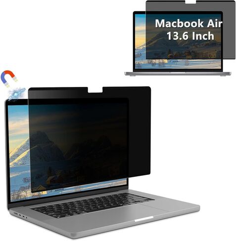 واقي شاشة مغناطيسي للخصوصية لجهاز MacBook Pro 16 بوصة (2021-2026، M1/M2/M3/M4/M5، Pro/Max) قابل للإزالة ومضاد للوهج باللون الأزرق، فلتر شاشة مضاد للتجسس لجهاز Mac Pro 16 بوصة in Kuwait
