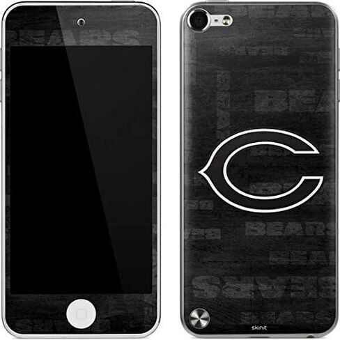 Skinit Decal MP3 Player Skin Compatible with iPod Touch (5th Gen&2012) - Officially Licensed NFL Chicago Bears Black & White Design in Saudi Arabia