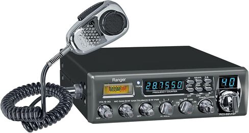 Ranger RCI-69VHP High Power 10 Meter Amateur Radio 80W PEP All-Mode (CW/FM/AM/SSB) SRA-198NC Dynamic Noise Canceling Mic 6-Digit Frequency Counter Fine/Coarse Clarifier SWR Meter & Big Heatsink in Saudi Arabia