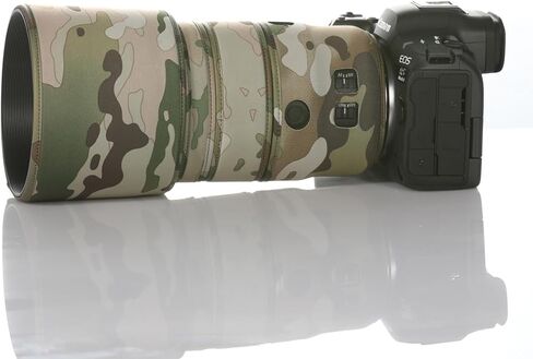 مطاردة الطيور الممولة معطف العدسة المقاومة للماء لـ Sony Fe 135mm F1.8 GM غطاء واقعي للعدسة مقاومة المطر (أسود كلاسيكي ، مع 2.0x TC (SEL20TC)) in Kuwait