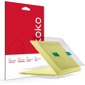 skoko Invisible Matte Transparent Skin Compatible with MacBook Neo 13 Inch Model A3404 Top & Bottom & Palmrest & Trackpad, Similar to Screen Protector TPU, Film Cover in Saudi Arabia
