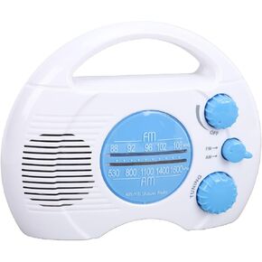 Tangxi Shower Radio, Portable AM FM Radio with Built in Speaker, Water Proof Hanging Bathroom Radios, Electronic Tuning, Volume Adjustable, Loud Sound, for Home Outdoor Beach in Kuwait