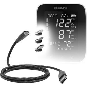 كابل BoxWave متوافق مع Oxiline Pressure X Pro - كابل MagnetoSnap PD AllCharge (100 واط)، شحن مغناطيسي مضفر USB من النوع C Micro - أسود نفاث in Kuwait