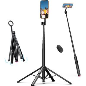 ULANZI 71" Magnetic Phone Tripod, Auto Open & Close Selfie Stick w Remote in Saudi Arabia
