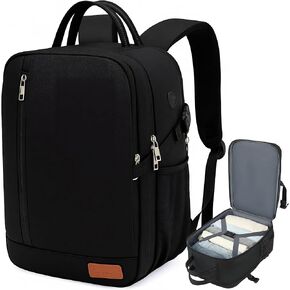 Lossga Travel Backpack, 18x14x8 Spirit Airlines Personal Item Travel Bag, Carry On Backpack Flight Aproved, Weekender Bags for Women and Men, 30L Water Resistant Lightweight Travel Backpacks in Kuwait