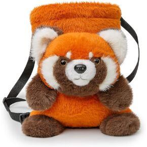 Rock Climbing Chalk BagMate, Cute Plush Animal Chalk Pouch with Drawstring Closure & Adjustable Belt, for Indoor Outdoor Bouldering Sport Climbing for Adults Kids in Saudi Arabia