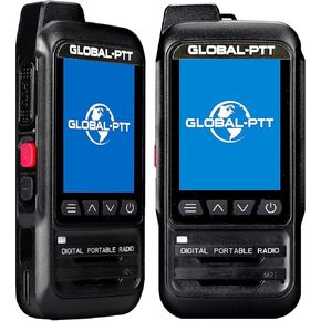 راديو Global-ptt P0 PoC نطاق غير محدود، ترخيص PTT مجاني مدى الحياة مع بطاقة SIM IP67 مقاومة للماء قابلة لإعادة الشحن جهاز اتصال لاسلكي على مستوى البلاد للأعمال والبحرية والخارجية (2، أسود) in Kuwait