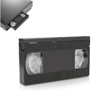 منظف ​​الرأس VHS VCR، شريط تنظيف الرأس VHS مع أنظمة جافة لتنظيف رؤوس الفيديو، بكرات الضغط، الكابستان، قابلة لإعادة الاستخدام حتى 50 مرة in Kuwait