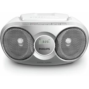 Philips Portable CD Player Boombox with Bluetooth, FM Radio, Dynamic Bass Boost Speakers, USB/Headphone Jack/Aux Input, All-in-One Compact Stereo Sound CD Player for Home, CD-RW/MP3 Playback in Kuwait