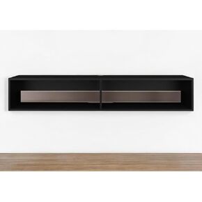 HomeRoots 569213 59 in. Black Floating Mount TV Stand in Saudi Arabia
